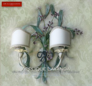 Applique Lavanda - GBS - Lo shabby romantico di GBS - Design di Gianni Cresci