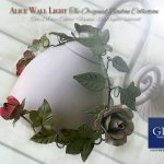 Alice wall light. Ivy and Roses. Design: Gianni Cresci