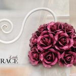 Grace di rose. 1 luce. Applique. Design: Gianni Cresci