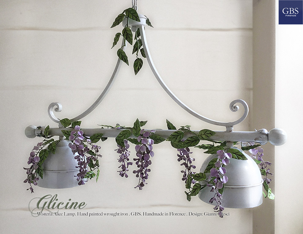 Wisteria Chandelier. Alice 2-light pool table lamp